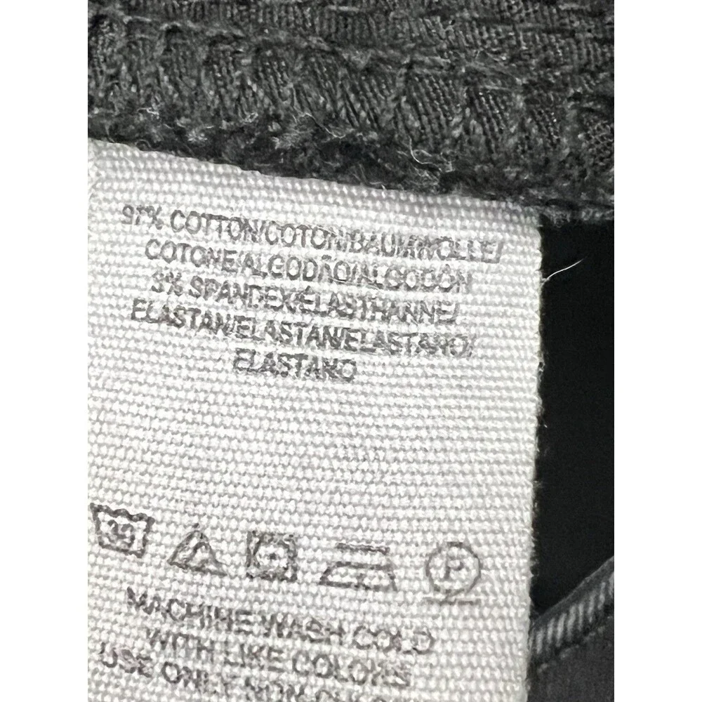 Free People We‎ The Free Jeans Women's Sz 28 Mid-Rise Skinny Black Raw Hem